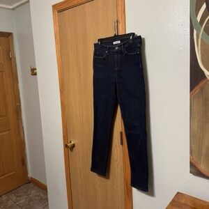 Banana Republic "High Waist" Skinny Ankle" Size 29 Dark Wash Mid-Rise Jeans